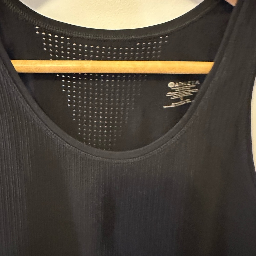 Athleta ribbed Black Tank Top. Small - Picture 3 of 4